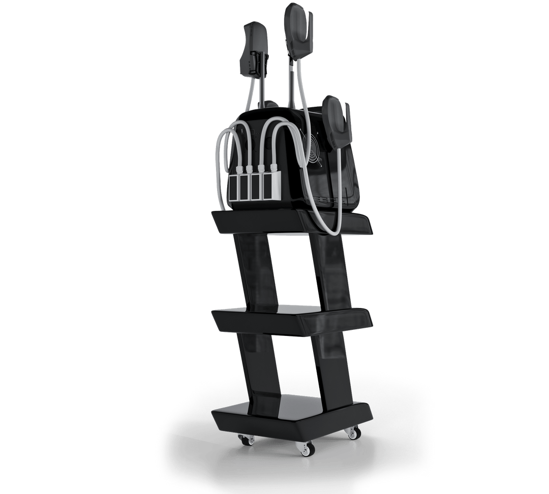 Vacuactivus Silhouette Shaper EMS machine designed for body contouring and wellness with multiple attachments