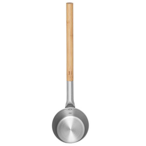Rento Stainless Steel Ladle with Bamboo Handle for Cooking and Serving Soups