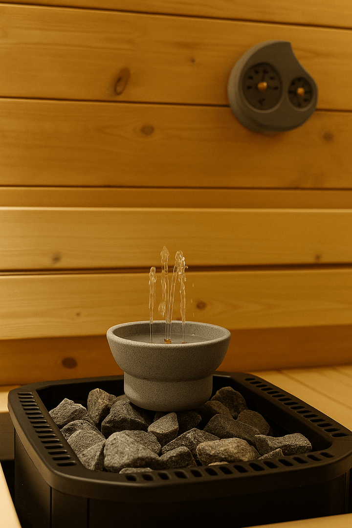 Hukka Saunamaestro Sauna Fountain and Essence Diffuser - My Luxury Home Spa