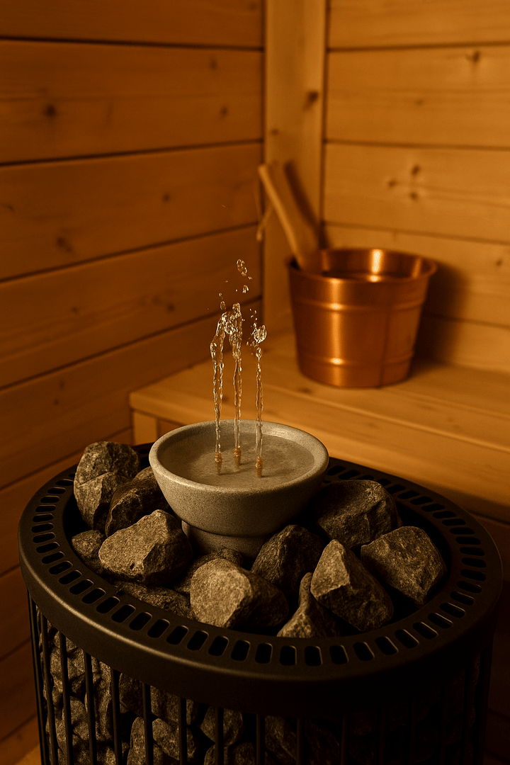 Hukka Saunamaestro Sauna Fountain and Essence Diffuser - My Luxury Home Spa