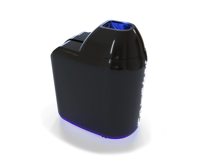 Vacuactivus whole-body cryotherapy chamber with sleek design and glowing accents for effective treatment
